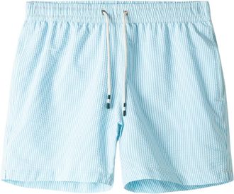 Hartford Swim Seersucker Stripe - Heren - Strandmode - Blauw - XL - Badmode