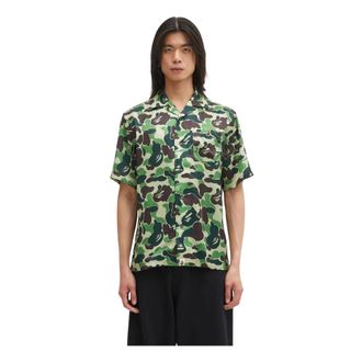 A Bathing Ape A Bathing Ape, Hombre, Camisas, Verde, Talla: L