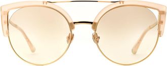 Etnia Barcelona Nisantasi Sun BEGD Womens Sunglasses Gold Size 55