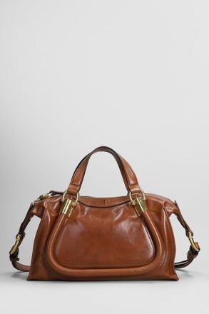 Chloé Paraty 24 Shoulder Bag In Brown Leather