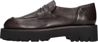 Pantanetti Nauge Loafers - Dames - Loafers - Bruin - 41 EU - Leer - Schoenen