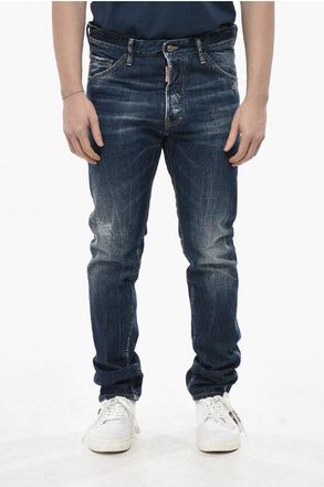 Dsquared2 Vintage-Effect Jeans COOL GUY with Contrast Patch 16cm size 48