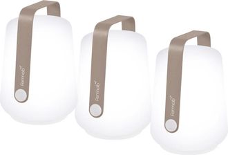Fermob Balad Akku LED-Leuchte H 12 cm, muskat (3er-Set)