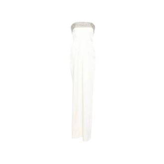 New Arrivals Rhea Crystal-embellished Strapless Maxi Dress