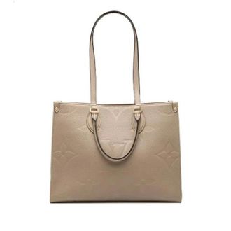 Louis Vuitton Bolso Tote On The Go Pre-owned - Pre-owned - Mujer - Beige - ONE SIZE