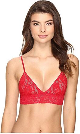 Hanky Panky Signature Lace Padded Triangle Bralette Womens Bra Red : MD, Lace/Nylon/Spandex