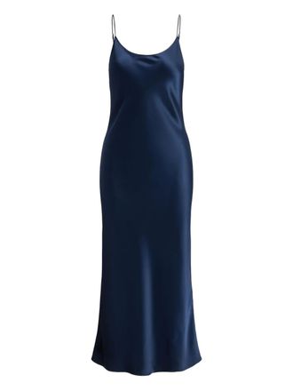 Polo Ralph Lauren scoop-neck sleeveless dress - Blue