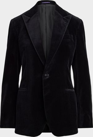 Ralph Lauren Purple Label Mens Gregory Hand-Tailored Velvet Dinner Jacket