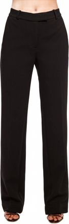 Ramy Brook Doug Straight Leg Tailored Pants In Black