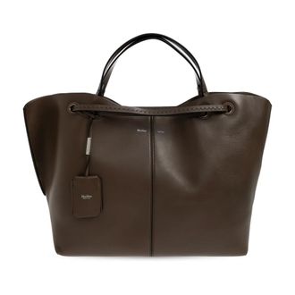 Max Mara Mixeddoubles Shopper Bag - Dames - Tassen - Bruin - Maat: ONE Size Zijde