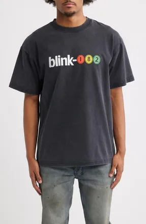 Bravado Oversize Blink 182 Graphic T-Shirt in Black Wash at Nordstrom, Size Xx-Large