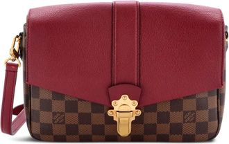 Louis Vuitton Clapton Handbag Damier and Leather PM crossbody bag - Bruin