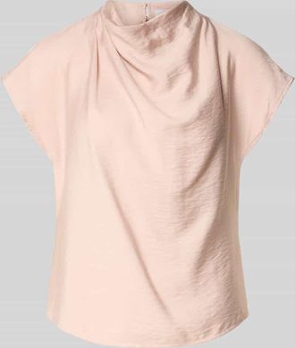 Jake*s Drapiertes Blusentop aus Modal-Mix in Fuchsia, Gr&ouml;&szlig;e 32