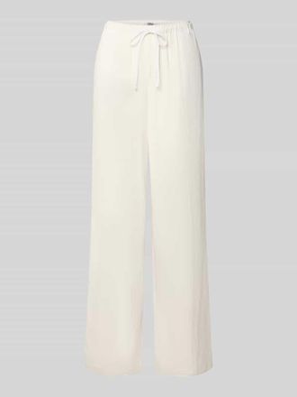 Only Loose Fit Weite Hose aus Viskose-Leinen-Mix Modell SIESTA in Weiss, Gr&ouml;&szlig;e XL