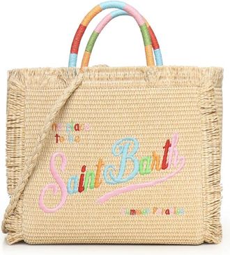 MC2 Saint Barth Tote Bags, female, Beige, Size: ONE SIZE Hand Bag With Strap