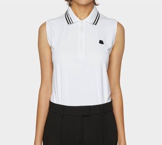 Tilley Womens Sleeveless Polo Top In White