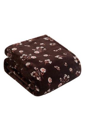 Lucky Brand Daisy Faux Shearling Throw Blanket in French Roast Brown at Nordstrom Rack, Size Twin X-Long