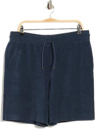 Bugatchi Cotton French Terry Shorts in Navy at Nordstrom Rack, Size Xx-Large