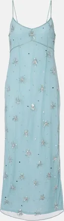 Staud Elsa embellished midi dress