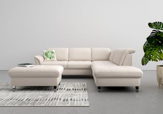 Sit&more Ecksofa »Maggiore L-Form« wahlweise mit Kopfteilverstellung, Bettfunktion und Stauraum