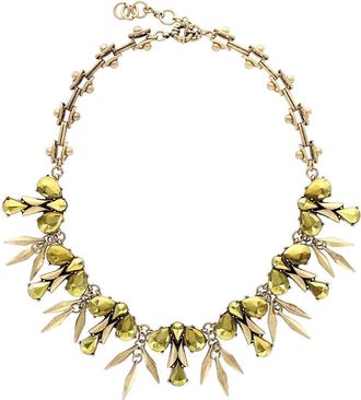 Olivia Welles Eliza Dangle Necklace in Burnished Gold /Brown at Nordstrom Rack