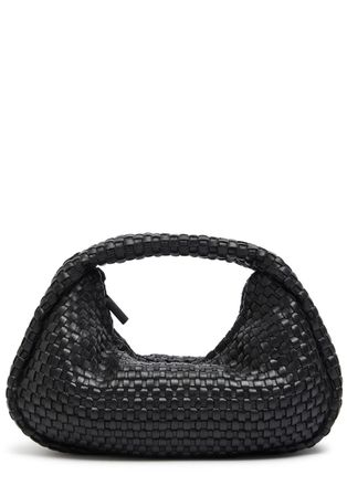 St.Agni Latice Weave Mini Bon Bon Leather Shoulder bag - Black - One Size