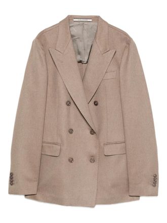 Tagliatore Blazer met dubbele rij knopen - Bruin