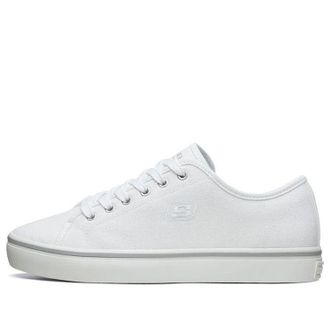 Skechers (WMNS) Skechers Cupsole 1 Low-Top Canvas Shoes White 66666131-WHT