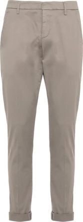 Dondup Up 235Rse 036U Ptd 718 - Heren - Chinos - Grijs - W33 - Katoen - Broeken