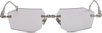 Kuboraum Occhiali da sole ottagonali H63 - Grigio