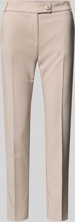 Rinascimento Rinascimento Stoffhose mit B&uuml;gelfalte Modell REWI in Taupe, Gr&ouml;&szlig;e M