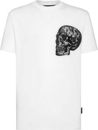 Philipp Plein T-shirt Round Neck SS print Skull
