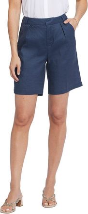 NYDJ Nydj Relaxed Oxford Navy Short