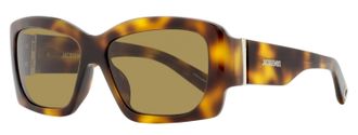 Jacquemus Womens Croisiere Rectangular Sunglasses JAC60S 003 Tortoise 56mm