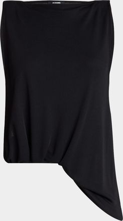 Jacquemus Peplo Cutout Asymmetric Tank Top