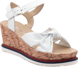 Ara Womens Park Wedge Sandals In White