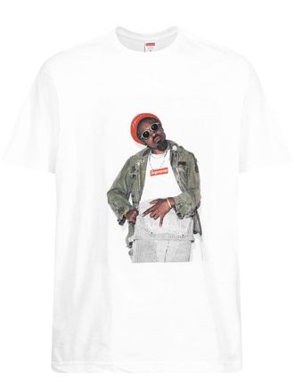 SUPREME T-shirt met grafische print - Wit