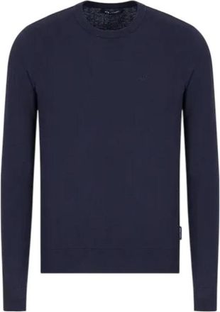 A|X Armani Exchange Truien Blauw - Heren - Ronde hals truien - Blauw - S - Truien & Vesten
