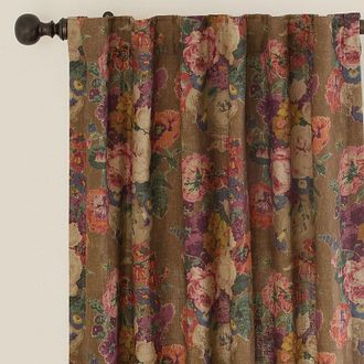 Ballard Designs Frances Floral Drapery Panel - 50 x 108 - Ballard Designs