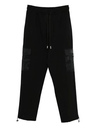 Yes London drawstring-waist cargo trousers - men - Fabric - M - Black