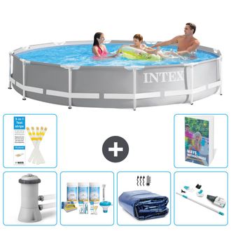 Intex Piscina Prism Frame Redonda - 366x76 Cm - 7-piezas S310