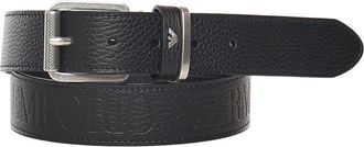 Emporio Armani Leather Belt With Logo