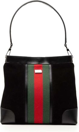 Gucci Pre-owned Gucci Suede Web Shoulder Bag Ladies 55YLU85L3IWJULG1