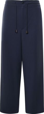 Hed Mayner Wide-Leg Trousers With A Drawstring