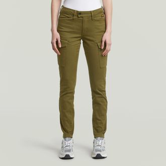 G-Star Blossite G-Shape Army High Skinny Broek - Groen - Dames
