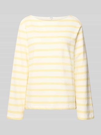 s.Oliver Red Label Relaxed Fit Sweatshirt aus reiner Baumwolle in Hellgelb, Gr&ouml;&szlig;e 34