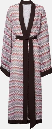 Bananhot Jim chevron cotton beach cover-up