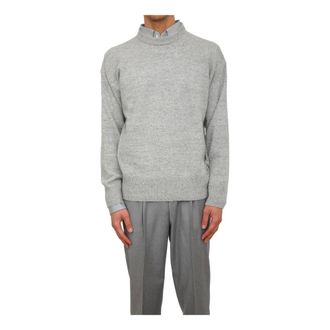 HUGO BOSS Heren, Truien, Grijs, Maat: M Wol