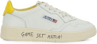 Autry White Logo Medalist Sneakers