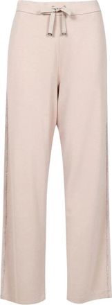 Herno Wide Broeken - Dames - Wijde Broeken - Roze - S - Broeken